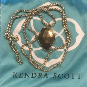 Custom Corla necklace with pyrite pendant